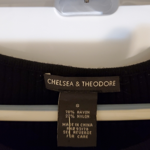 Chelsea & Theodore Black sweater - Picture 3 of 8